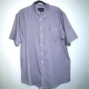 Cinch short sleeve button down